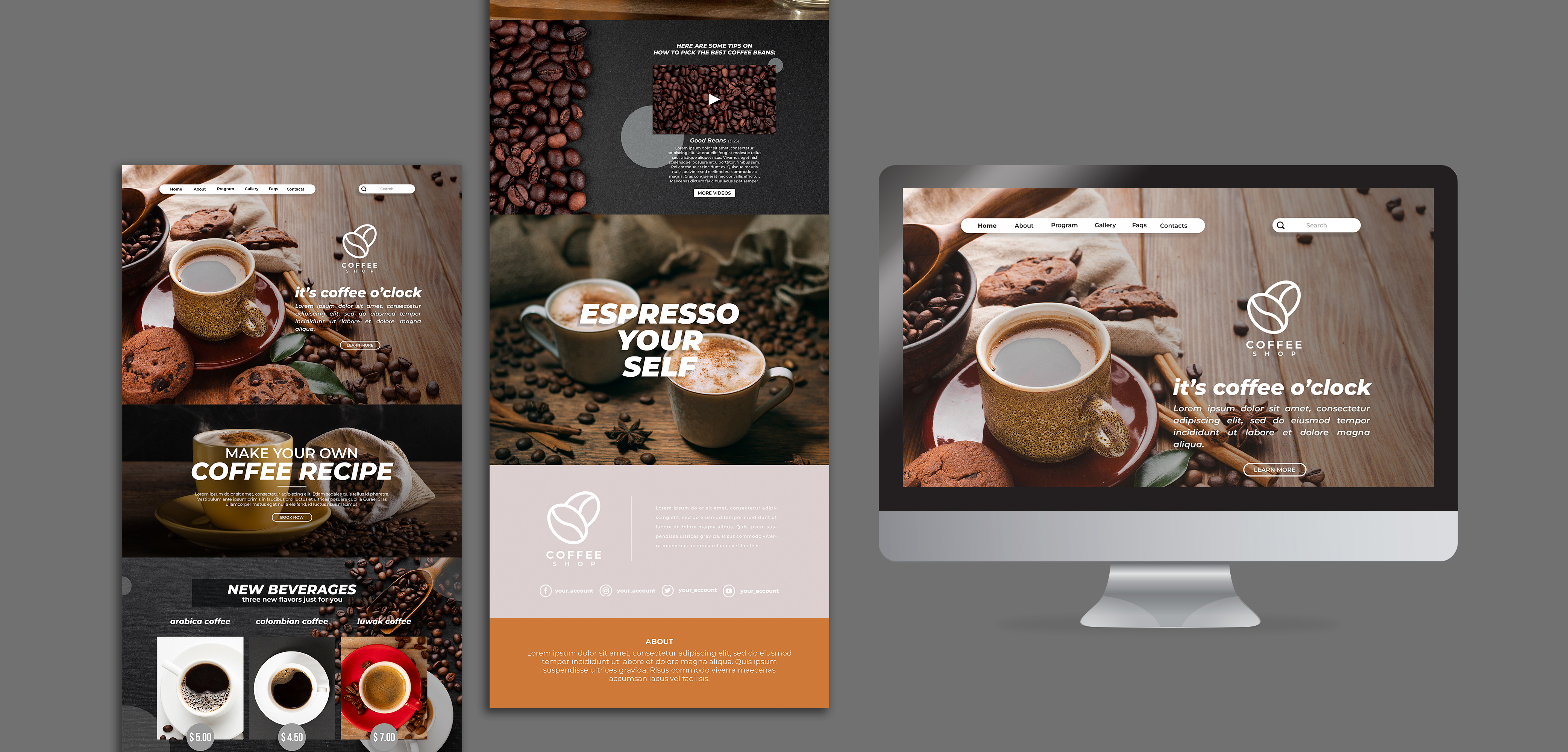 Ejemplo de diseño web WordPress